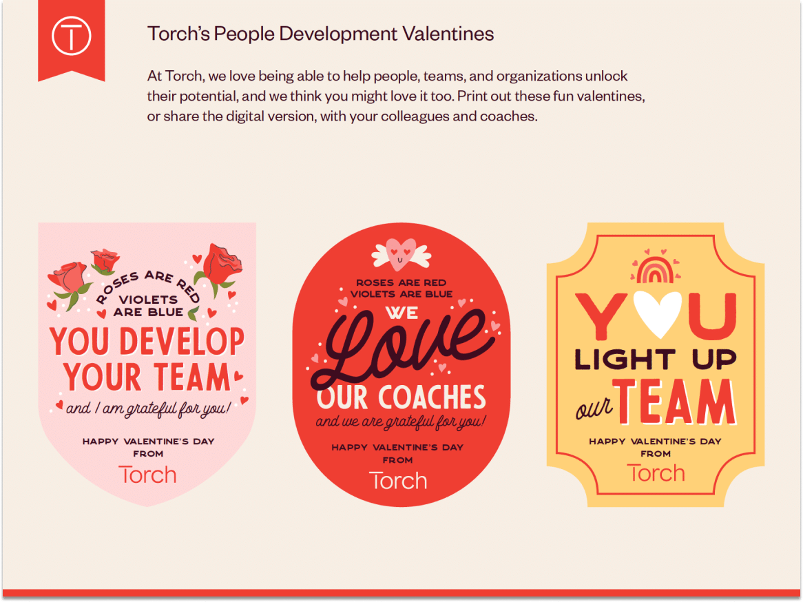 People Development Valentines