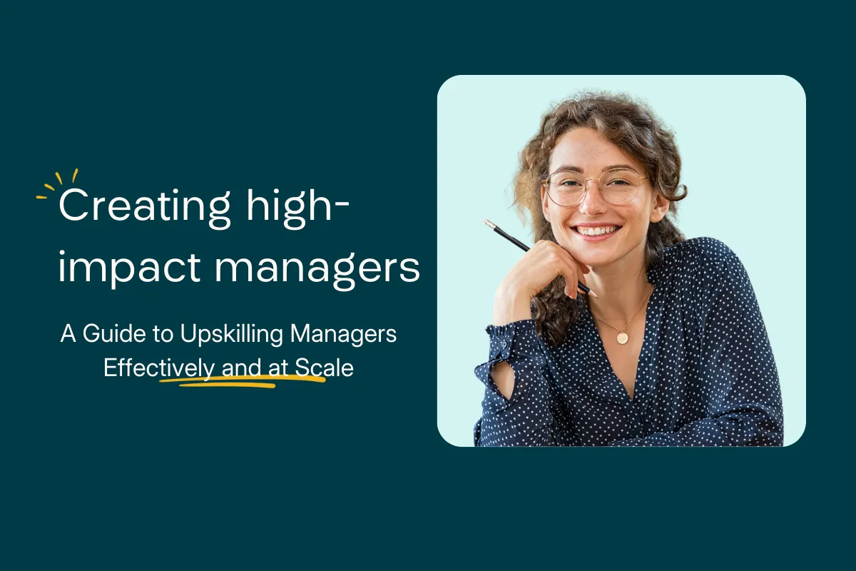Creating high-impact managers guide artwork