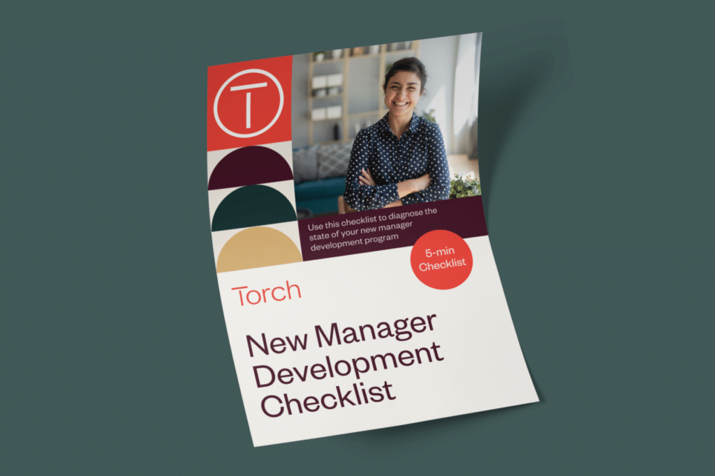New Manager Development Checklist