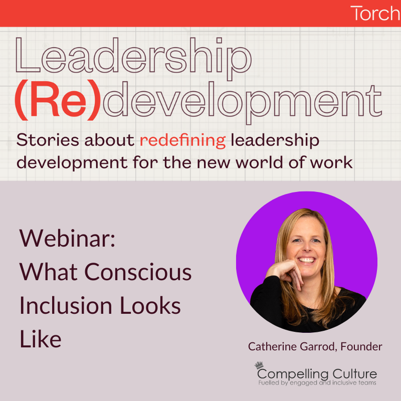 Ondemand webinar with Catherine Garrod, founder of Compelling Culture