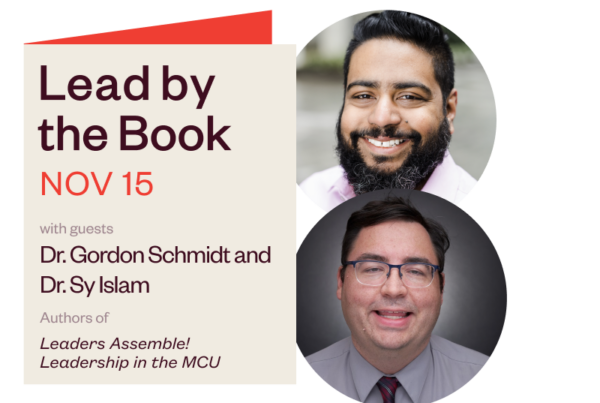Lead by the Book ondemand webinar featuring Dr. Gordon Schmidt and Dr. Sy Islam